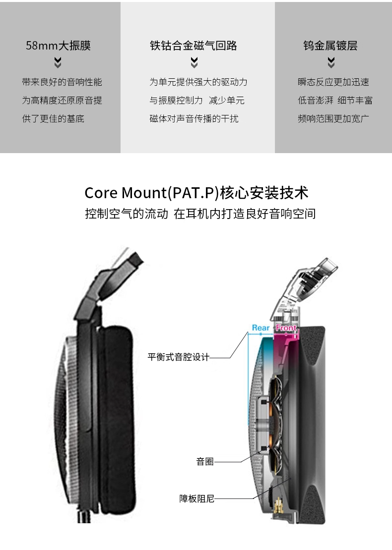 Audio Technica铁三角ATH-ADX5000旗舰头戴式耳机行货顺丰插图2
