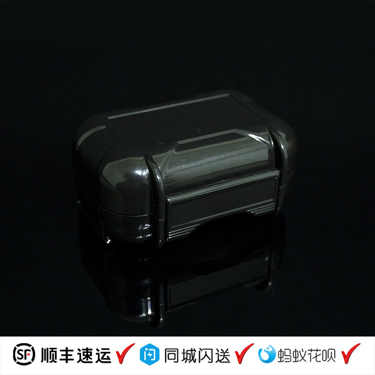 High-end waterproof headphone box headphone accommodating bag Tongweiston old money black orange transparent tricolour 