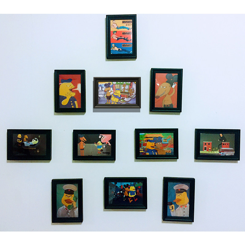 New Pants Peng Lei Beihai Monsters Works Modern Art Deco Frame MAGICBUS Genuine Licensed Set