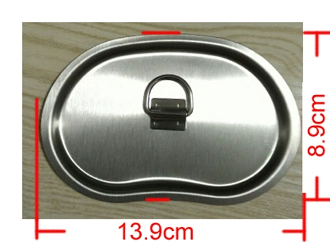 Крышка для стакана из нержавеющей стали, в американском стиле, нержавеющая сталь AISI 304