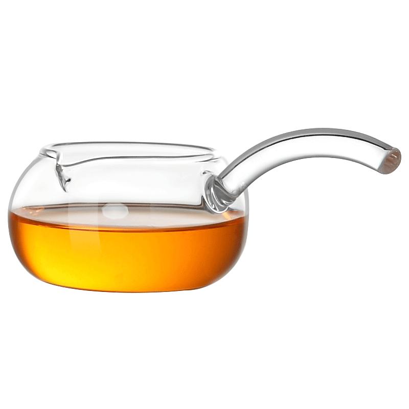 ZuoMing male right is heat - resistant glass cup with the single transparent narrow creative side the thickening points fair keller of tea