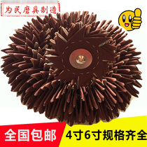 4 inch 6 inch octagonal sandpaper octagonal sandpaper furniture gap root carving wood carving polishing woodworking carving eight-petal sandpaper