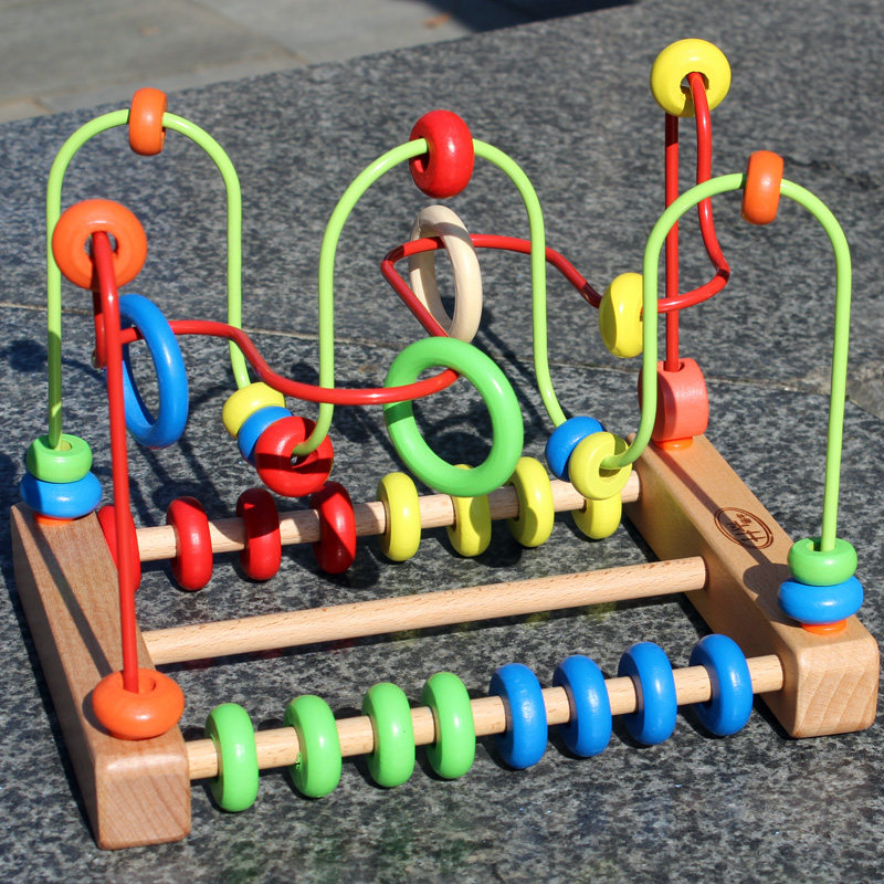 Large children's beaded early childhood toys educational toys for 10-month-old babies 1-2-3-year-old intellectual development