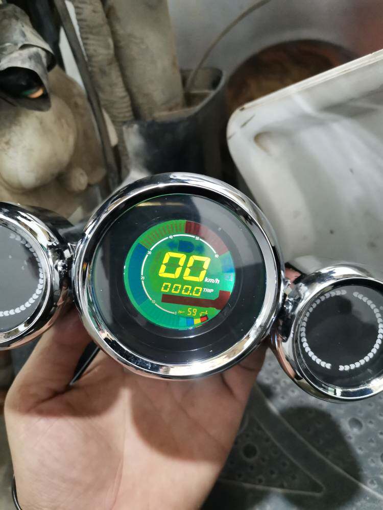 Electric vehicle electric vehicle meter big turtle LCD meter Zuma Land Rover BWS Zhuoma modified 6072V code dial