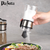 German plazotta according to pressure-controlled salt flask metering salt jar seasoning tank household salt spreader glass seasoning box metering