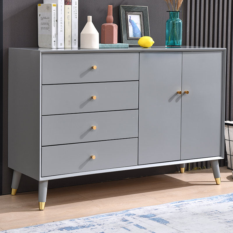 Italian style chest of drawers solid wood chest of drawers Nordic minimalist chest of drawers living room bedroom storage storage cabinet light luxury chest of drawers