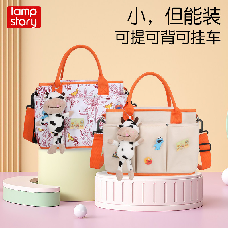 Mommy bag mother and baby go out lightweight tote bag 2022 new ladies bag large capacity fashion diagonal handbag