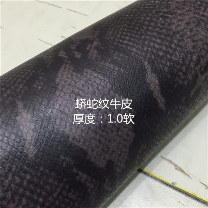 European and American Import Head Cow Leather handmade DIY leather Leather Genuine Leather leather Leather Fabric python Snake Tattooate
