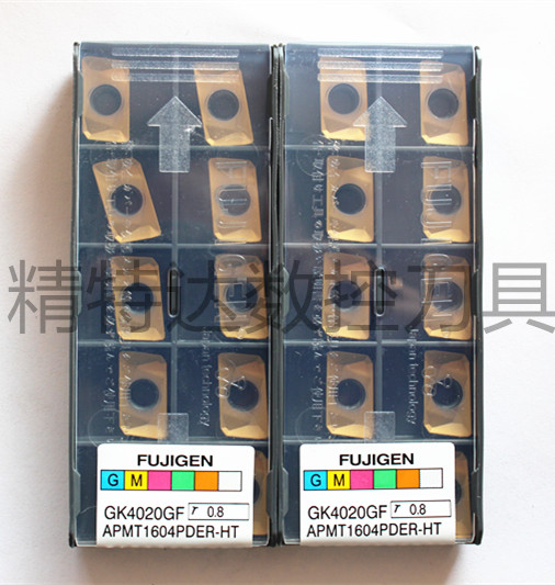 Authentic Fuji Yuan numerical control blade gold coating titanium APMT1604PDER-HT HSGK4020GF knife grain
