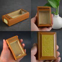 Cao Zikang Ruyi Zhaikang word speaker Bamboo sandfly box Admiralty box Generous yellow sandfly box Mingworm insect tool