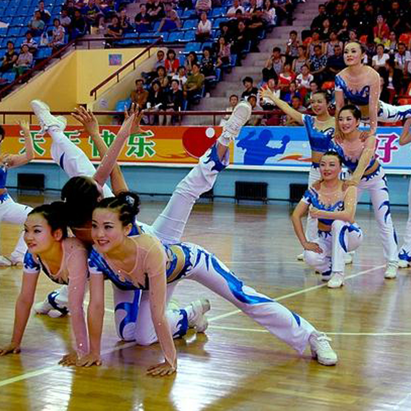 Customized 18 new products cheerleading costumes aerobics costume costumes adult cheerleading competition costume students