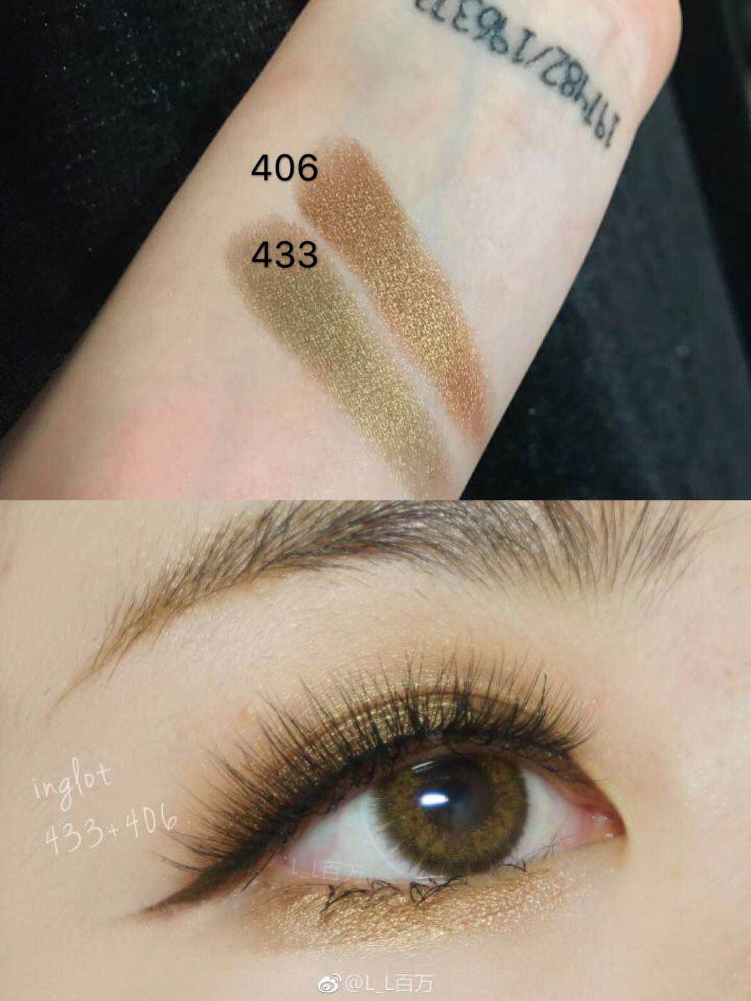 2 túi ~ bóng mắt đơn sắc inglot 303 335 300 607 433 60 616 299 295 - Bóng mắt phấn mắt play color eyes
