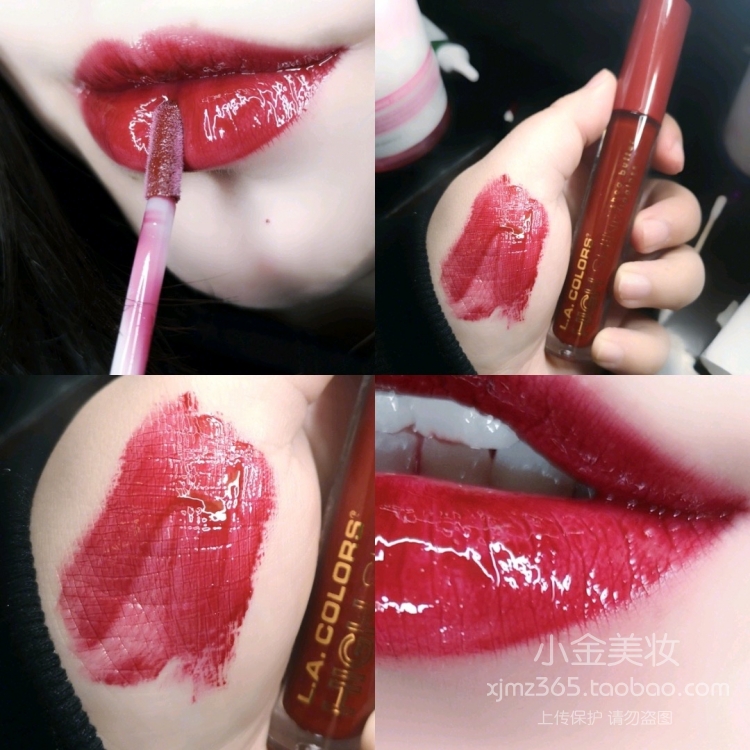 Spot la colors lip glaze lip gloss G934 Dollface lip gloss đào oolong quế ăn đất nude 	son bóng tint	