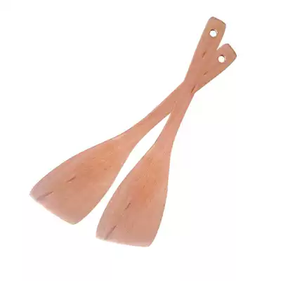 Korea non-stick pot special cooking Wood shovel household pan spatula long handle solid wood Wood shovel kitchen utensils