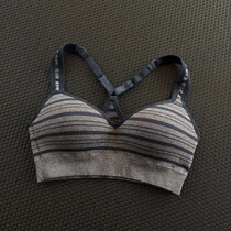 3D one-piece chest pad sports bra beauty back underwear cross thin shoulder strap yoga without steel ring fitness thin shockproof