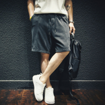 Summer Thin sports shorts Mens loose Chains Big code 50% Pants Fat Trendwear Outside Casual Mid Pants