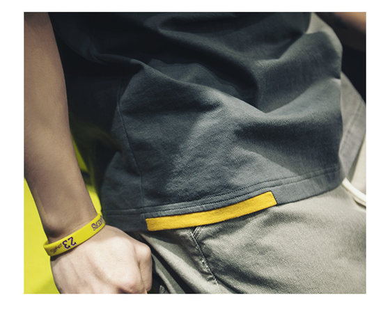 夏季纯棉短袖t恤男宽松潮牌假两件ins半袖大码胖子加肥加大体恤潮