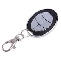 High-end metal shell 4-button remote control 1527 chip remote control 315M 433M alarm matching remote control