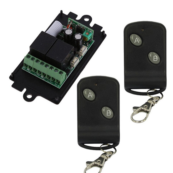 DC 12 Volt 2 - way switch Independent two - way relay module one - drag two butterfly 2 - key remote control