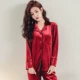 Đồ ngủ nhung vàng Hàn Quốc nữ mùa thu đông học sinh dài tay phiên bản Hàn Quốc gợi cảm có thể mặc bộ đồ dịch vụ tại nhà ulzzang
