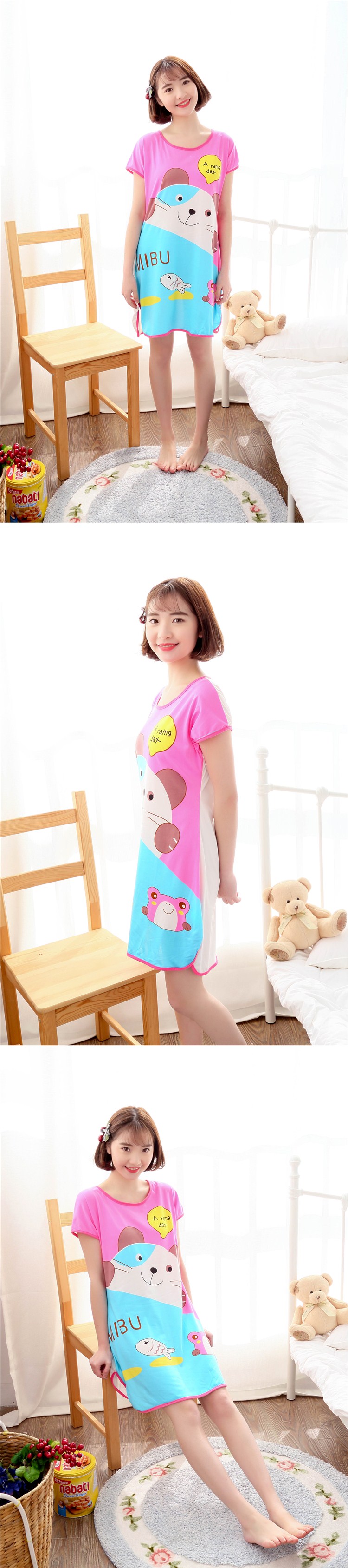 Chemise de nuit jeunesse f033 - Ref 727825 Image 32