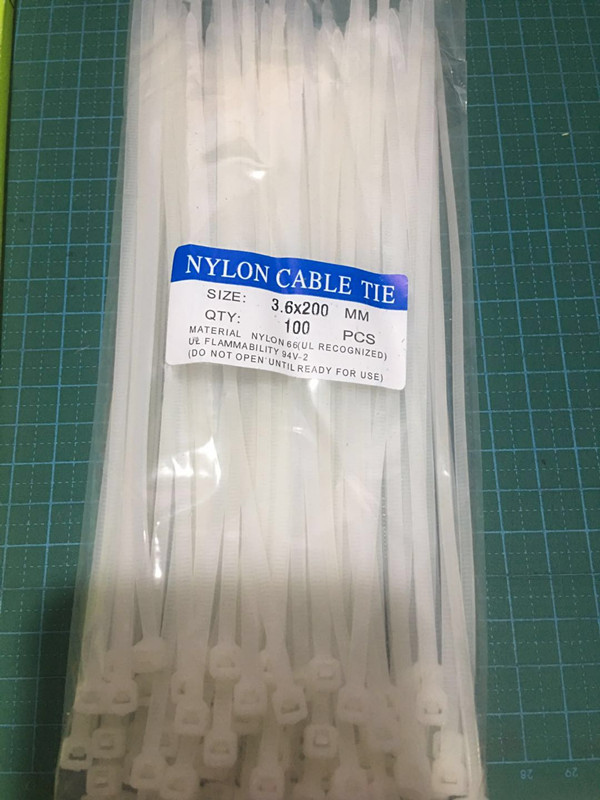 Flower shop supplies fixed buckle wire harness binding plastic binding belt self-locking nylon cable tie