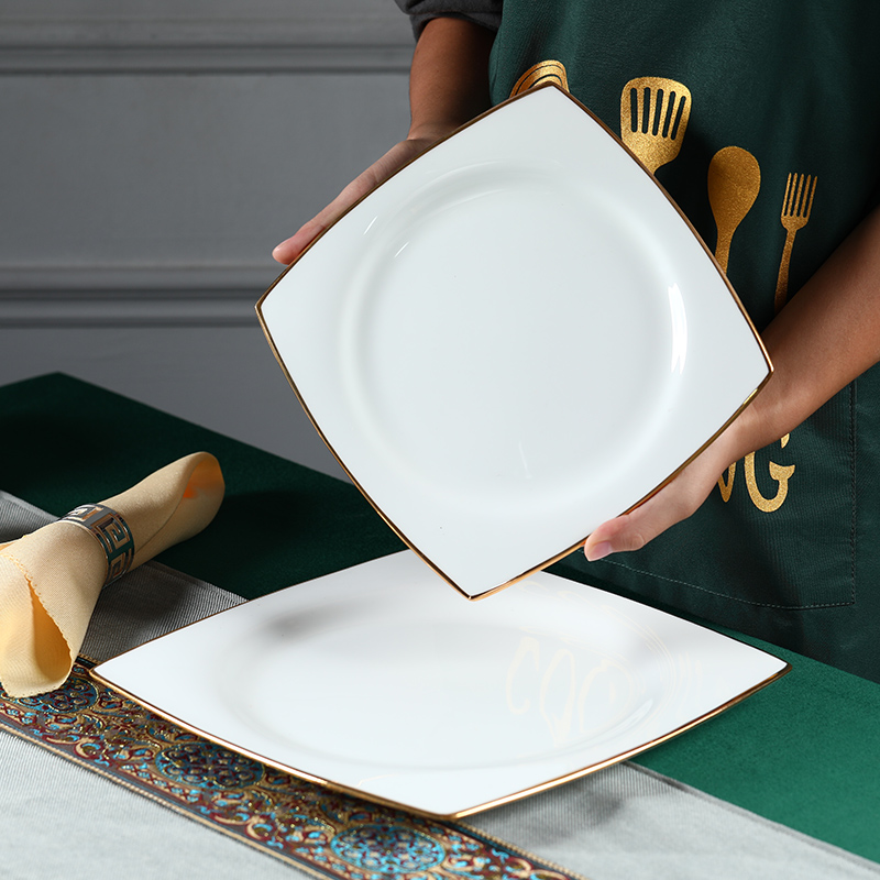 Individual hotel round table utensils company unit box a ipads porcelain tableware dishes suit ceramic dishes
