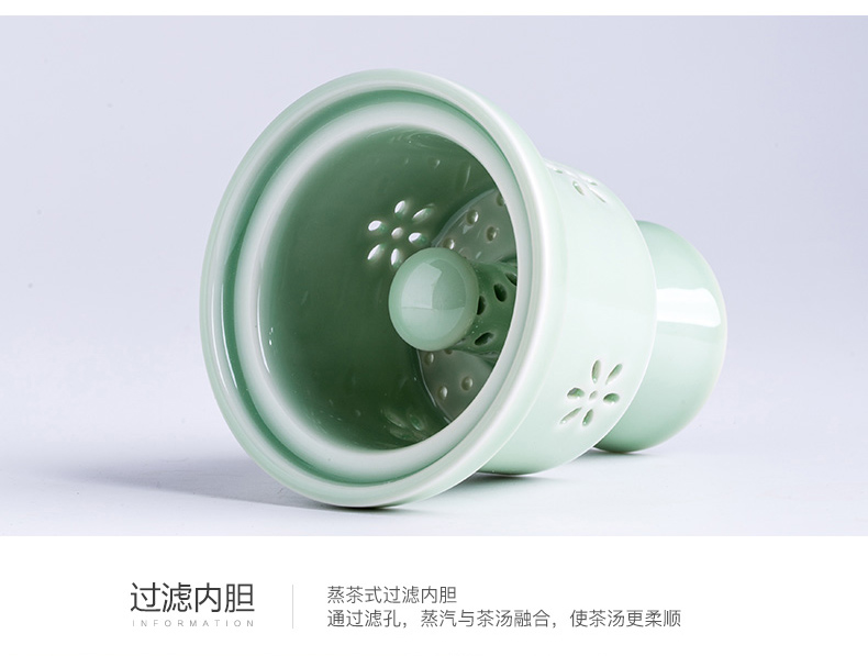 Steaming kettle high - temperature thickening filter glass teapot heat - resistant kung fu tea boiled tea machine electricity TaoLu suits for
