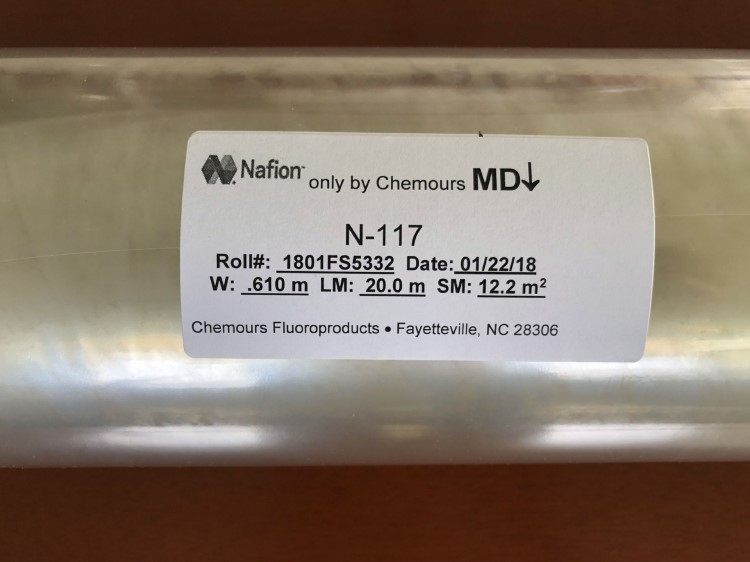 美国杜邦N117全氟磺酸膜 Nafion阳离子交换膜 电解池质子交换膜
