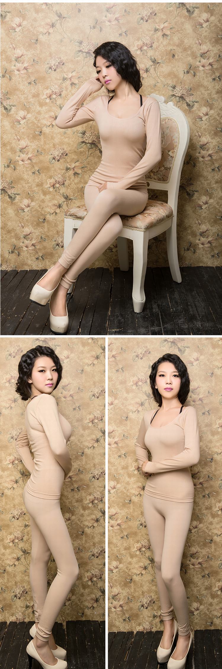 Sous-vêtement thermo jeunesse simple en coton - Ref 755404 Image 13