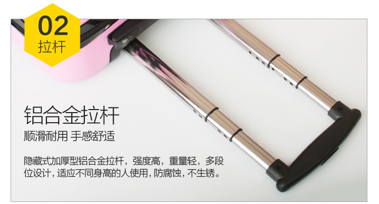 Các nhà sản xuất tùy chỉnh tất cả các kích cỡ của logo caster xe đẩy trường hợp vali hộp quà tặng hộp quà tặng mặt cắt ngang 18 inch cặp kéo