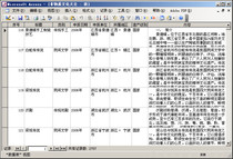 More than 2000 traditional cultural intangible cultural collections ACCESS database national culture and folk customs