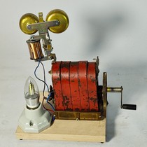 1894 Western antique magnet hand-cranked telephone movement generator popular science museum collection ornament ringer