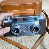 1953 American Antique Revere 33 TDC Stereo Camera Mechanical 135 Film Nostalgic Old Object