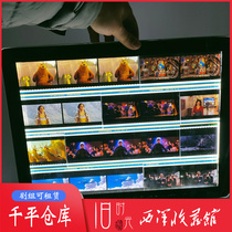 Nostalgic old movie American IMAX 70mm mm film grid clip film grid framed blockbuster hanging picture