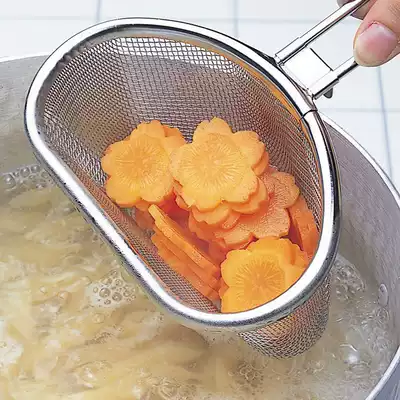 Japan's Shimura 304 stainless steel noodle spoon rice noodles hot pot colander boiled vegetable noodle fence