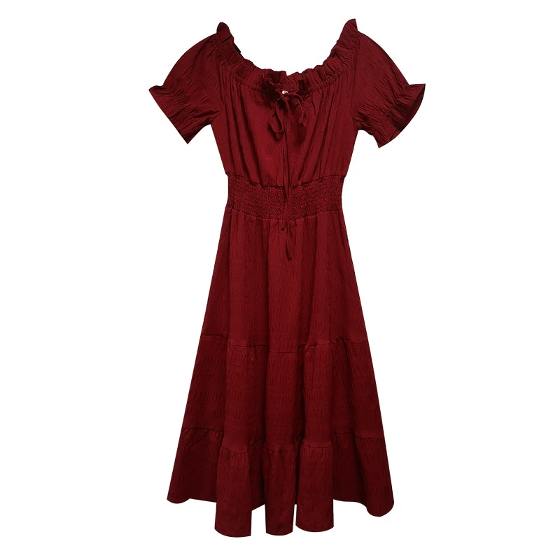 miroy / Menoyi Xia 2020 shop mới dành cho nữ1972 váy hai dây MR200201001 - Váy eo cao