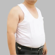 Trung niên và già mảnh vải cotton mùa hè đổ mồ hôi quai đáy quai áo cũ