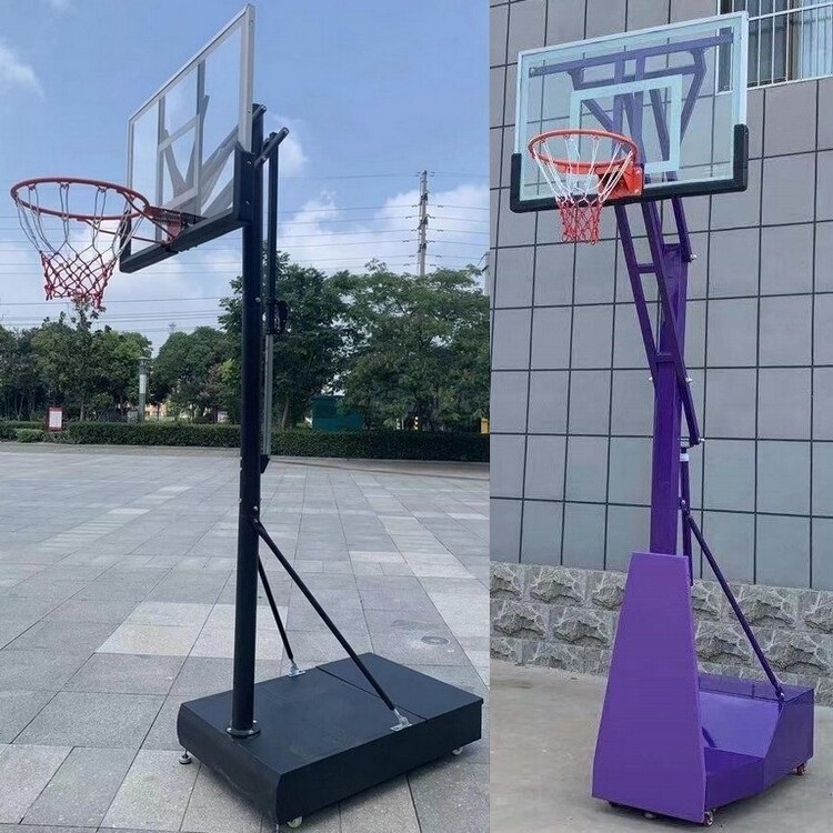 Mobile Basketball Stand, Adjustable Height, Telescopic, Portable, Children's Kindergarten Basketball Hoop, 3.05 Standard Height Basketball Stand