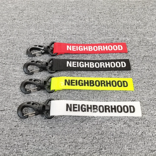 Супер дисконтированный район NBHD держатель ключей писем аксессуары блокировки пряжка для брелок подвес