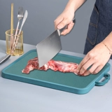 Двусторонная антибактериальная пластиковая разделочная доска из нержавеющей стали, увеличенная толщина