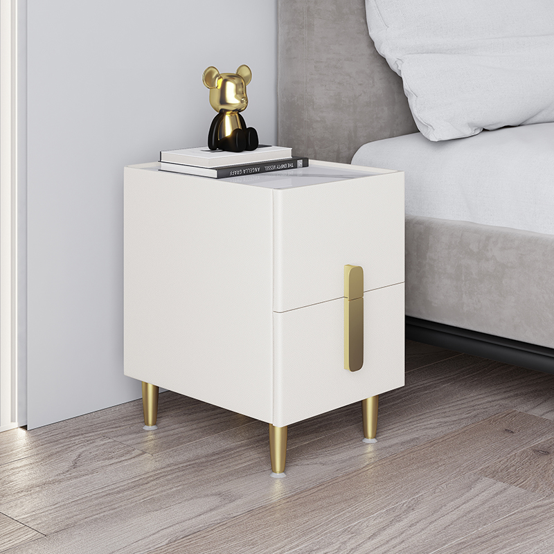 Rock Plate Bed Head Cabinet Small Improvised Small Size Bedroom Net Red Light Luxury Modern Minima Bedside Cabinet Narrow Cupboards