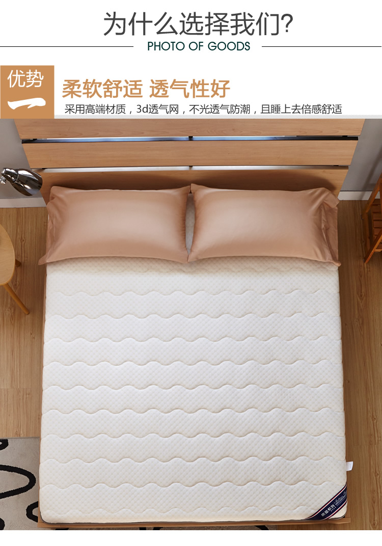 Nệm xốp 1.8m giường nền kinh tế đôi dày gấp sàn mềm tatami 1,5 m giường Simmons 褥