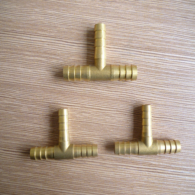 Copper T-type variable diameter tee Y type diameter-changing tee-to-diameter pagoda copper three-way pagoda hose three-way connector 46