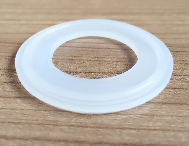 Sanitary Grade Quick Fit Silicone Hoop Spacer Stainless Steel Seal Ring Quick Fit head Head Head Washer Spacer