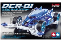 Original imported Tiangong four-wheel drive assembly model limited edition MA gray-white chassis blue through car shell 95500