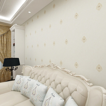 Modern minimalist whole house wall cloth seamless embroidery sofa TV background wall cloth European home living room bedroom bedroom