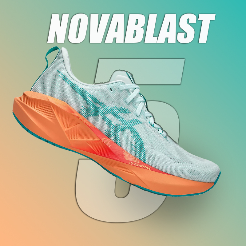 Asics Novablast 5 Men's Shoes Are Lightweight, Breathable, and Versatile Running Shoes with Rebound Technology Dynablast5