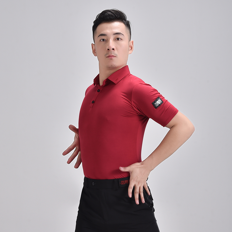 Juhuan Attic High-end Net Red Latin Dance Suit Jacket Men's Professional Clothing National Standard Dancing Clothes Morden Dance Practice