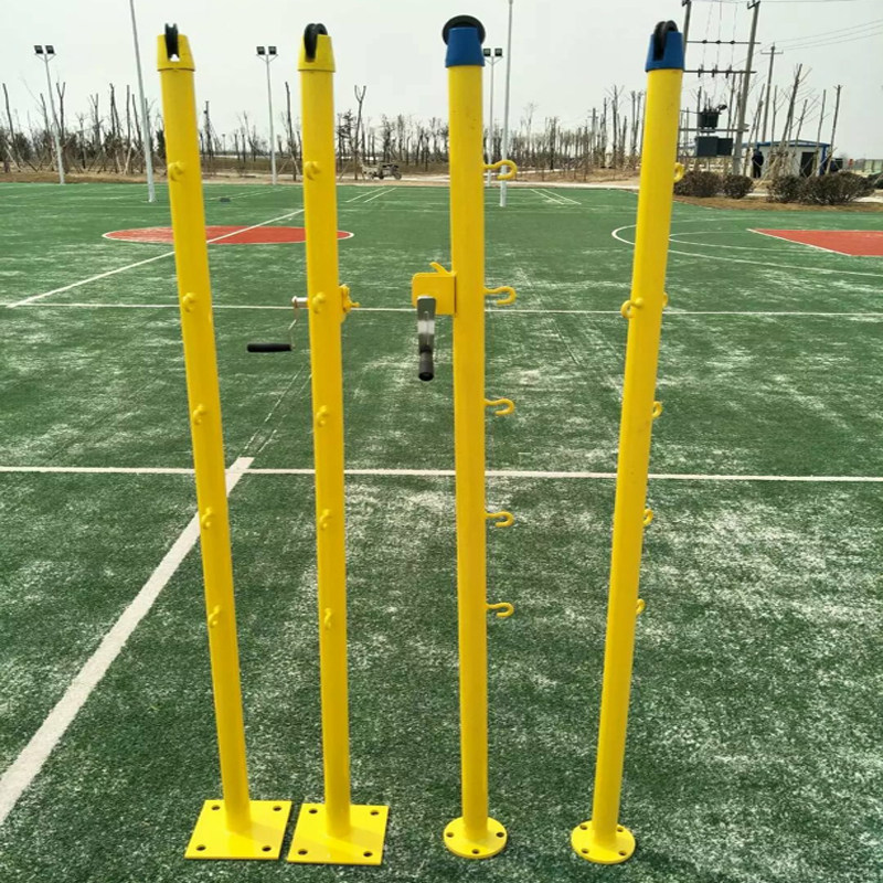 Badminton Post Stationary Outdoor Outdoor Standard Simple Badminton Net Post Rack Badminton Column Mesh Post